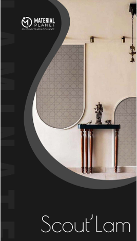 Scoutlam Laminate-Size 8feet by 4feet, Thickness 1mm Material Planet